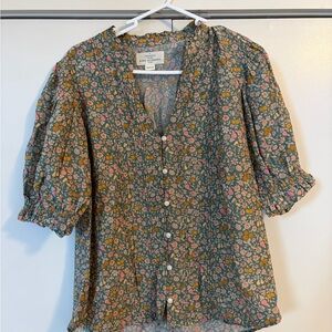 Trovata Multicolor Floral Blouse